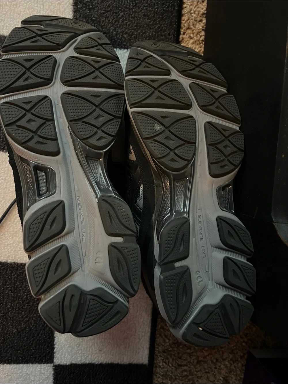 ASICS Men’s Black and Gray Athletic Trainers